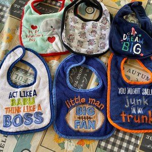 6 pack of Baby Bibs